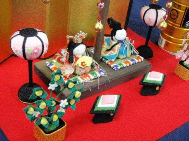 即納！限定値下げ♪●新品！高さ37 ちりめん ひな人形 吊るし飾り 京都龍虎堂●