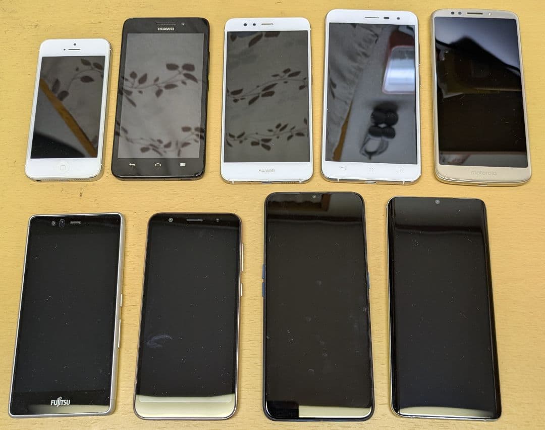 【ジャンク】スマートフォン９台まとめ売り
