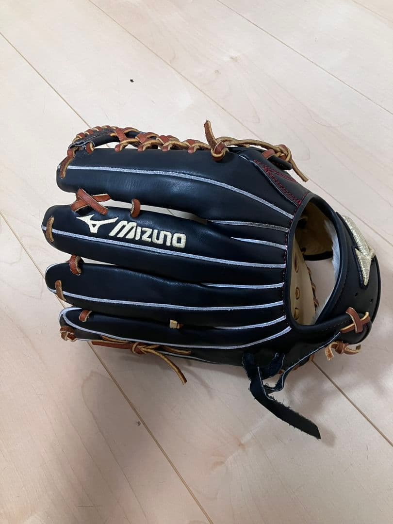 MIZUNO 軟式グローブ 外野手用 ヌートバーモデル ブラック/ブラウン
