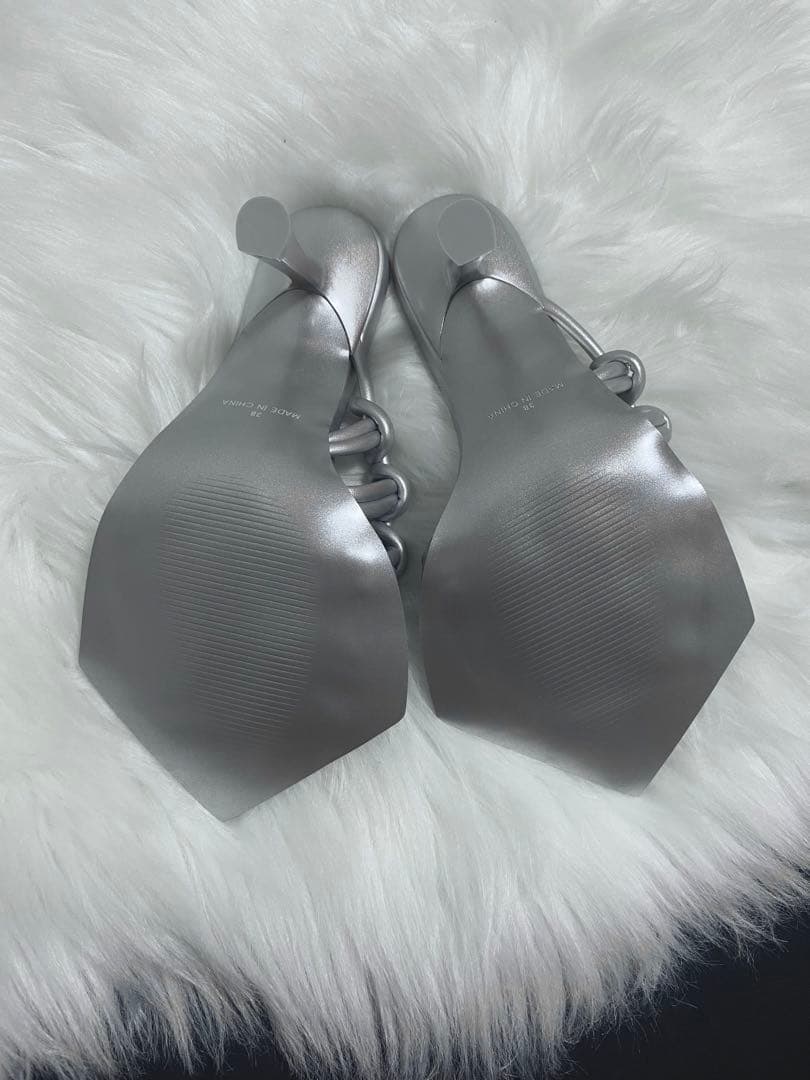 靴 tie wrap mule/melt the lady