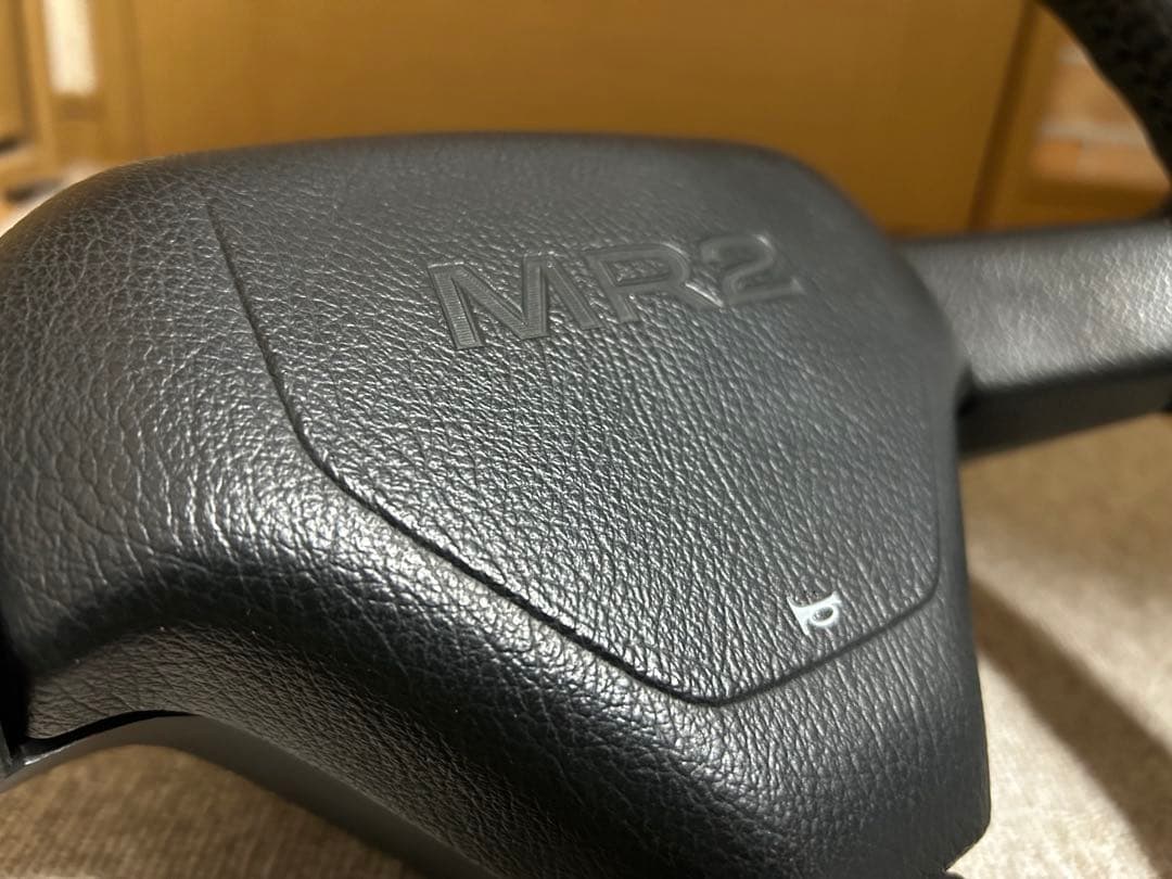 TOYOTA mr2 aw11 MR-2 純正レザー　ステアリング　極上品 美品