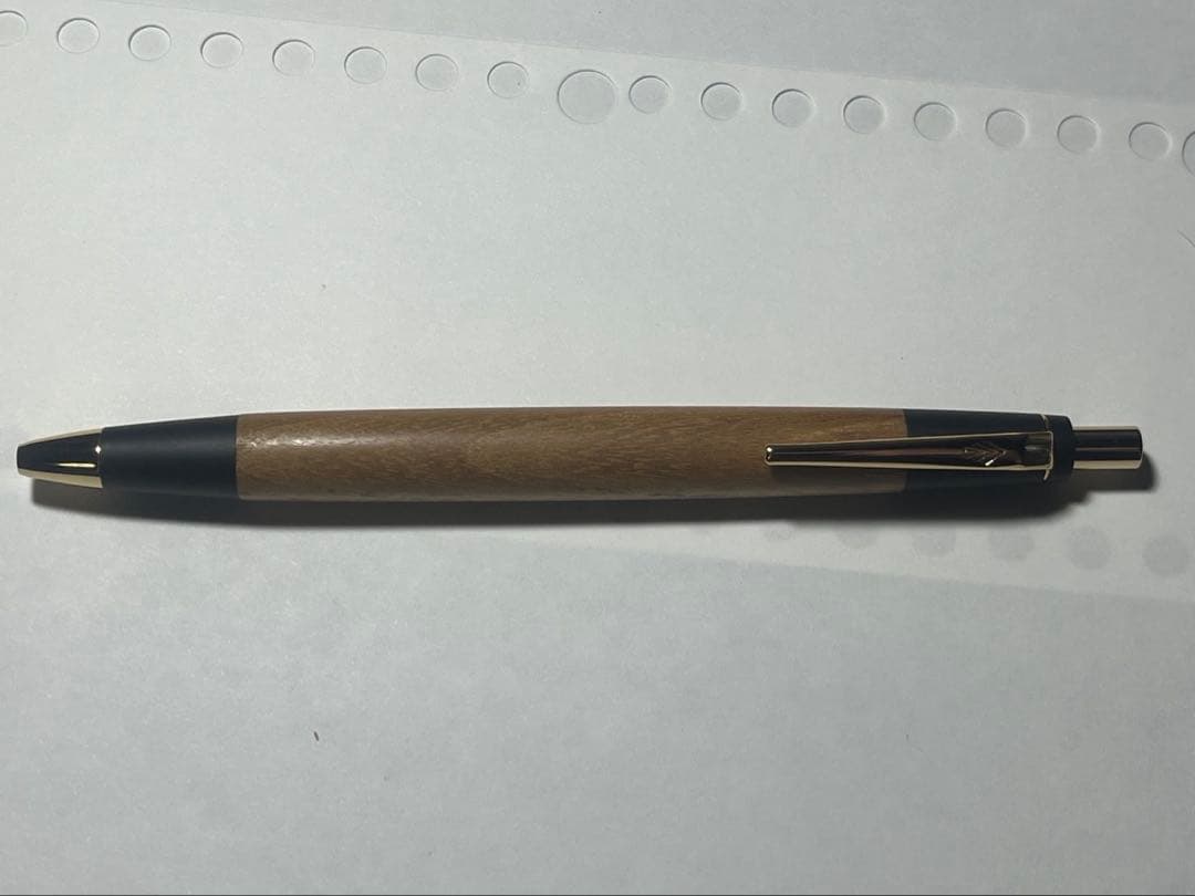 野原工芸　スリムボールペン　桑