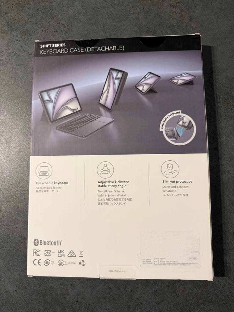ESR Shift キーボードケース(脱着式) iPad A16,第10世代 用