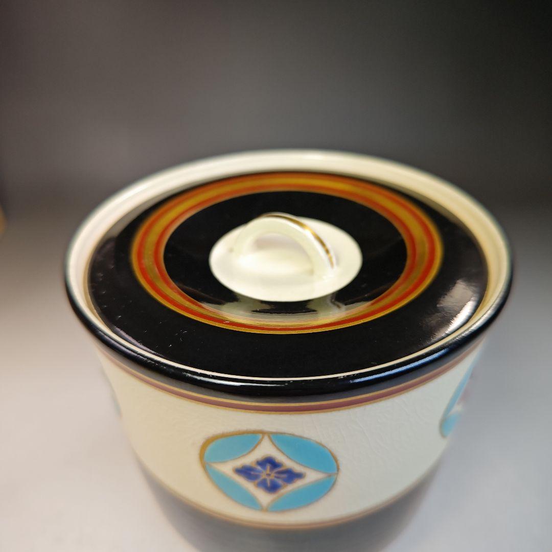 イ415 水指『御室窯　　伊坂清香作』　『和蘭陀水指　共箱』茶道具