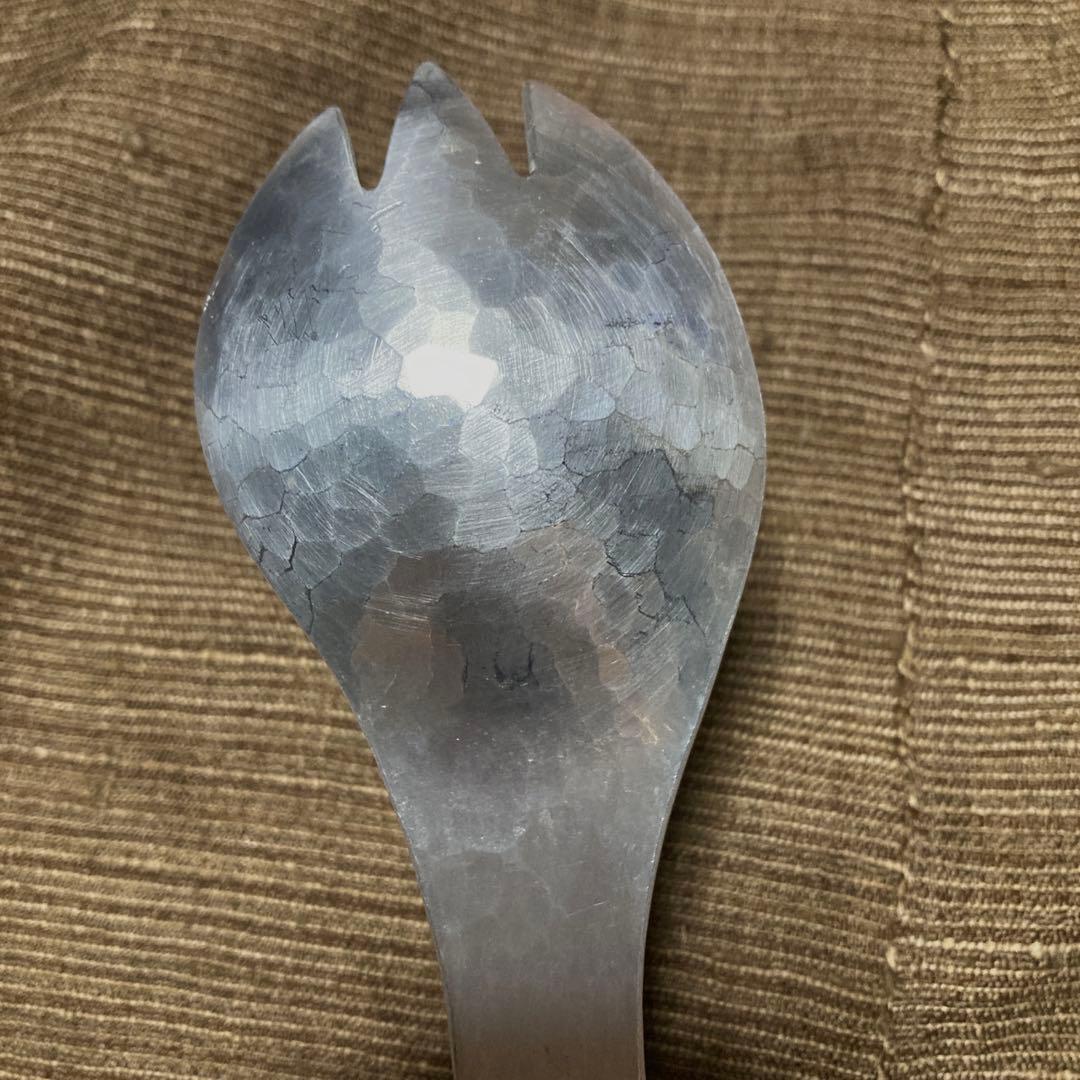 サーバースプーン サラダ 金工作家 鎚起 つちめ