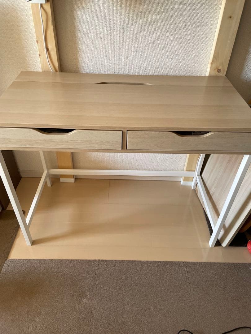 IKEA ALEX アレクス　ホワイトステイン/オーク調