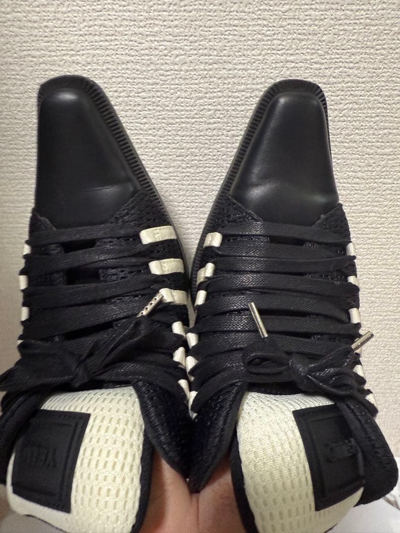 ☆*様 YELLO MONO SNEAKER MULES ブラック/ホワイト M