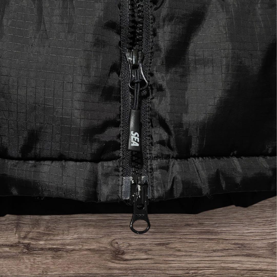 WIND AND SEA ウィンダンシー ダウンジャケット ブラック