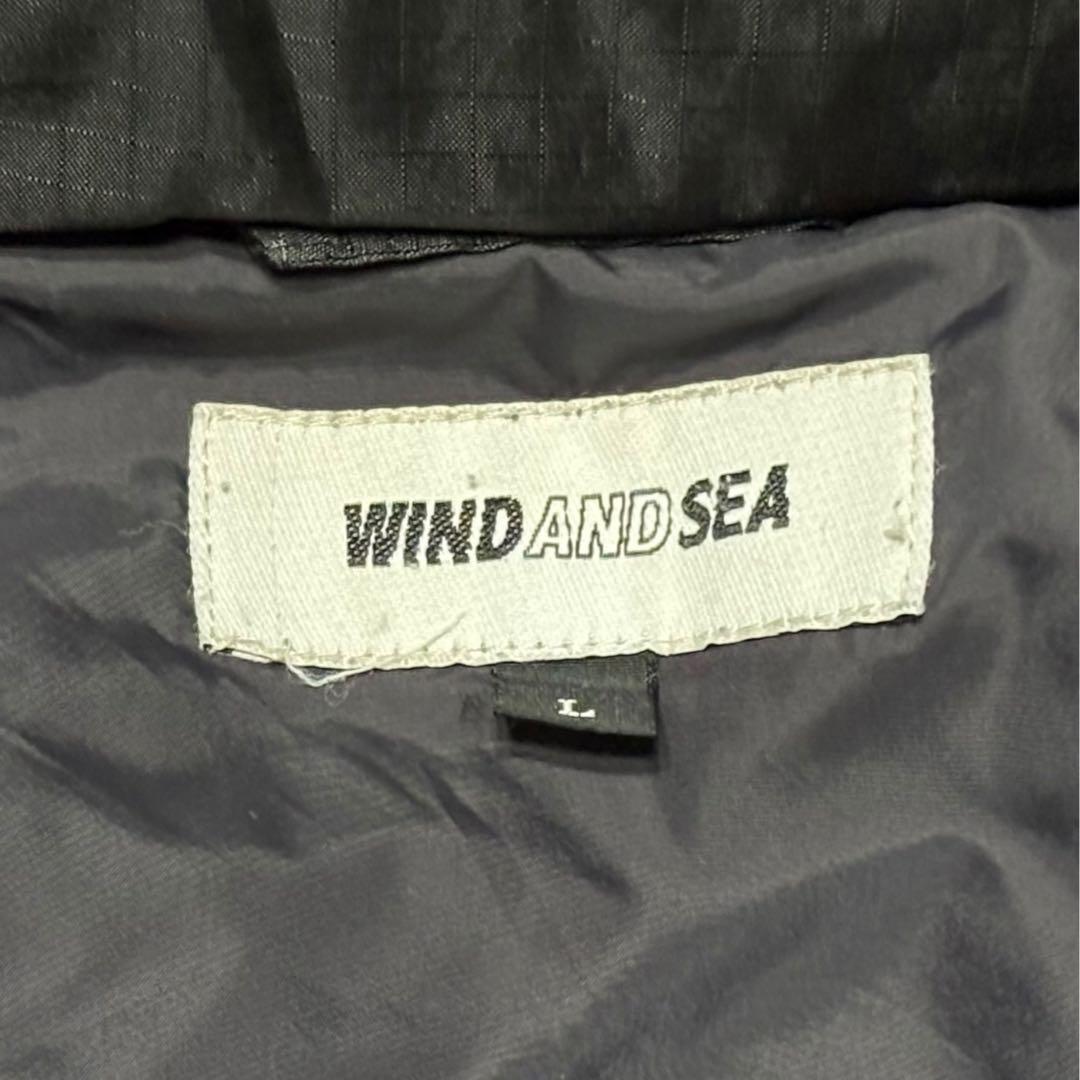 WIND AND SEA ウィンダンシー ダウンジャケット ブラック