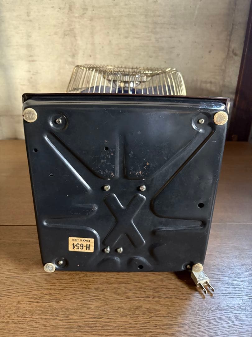 当時物　日立 H-654 扇風機 元箱付き 昭和 レトロ HITACHI