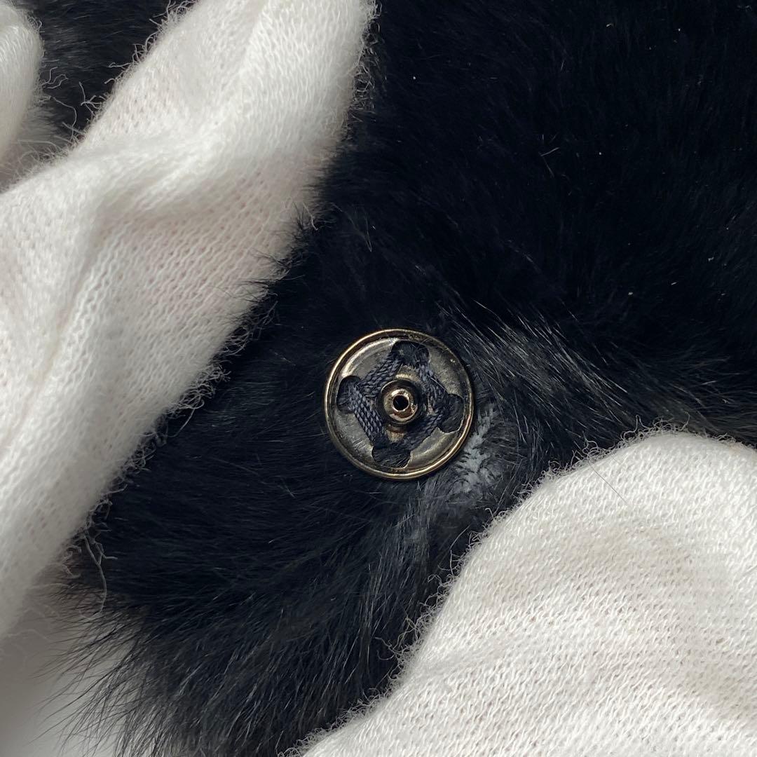 美品 シャネル CHANEL ココマーク ネックウォーマー マフラー ラパン