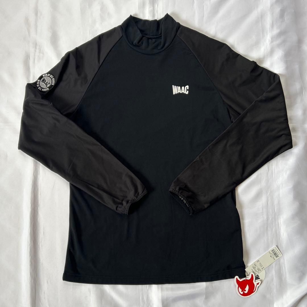 ワック　袖切り替えモックネック長袖シャツ　サイズM 新品　WAAC