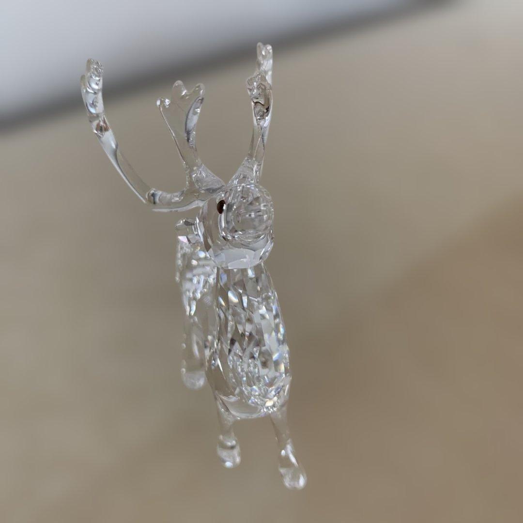 スワロフスキー SWAROVSKI トナカイ　オーナメント　クリスマス　置物