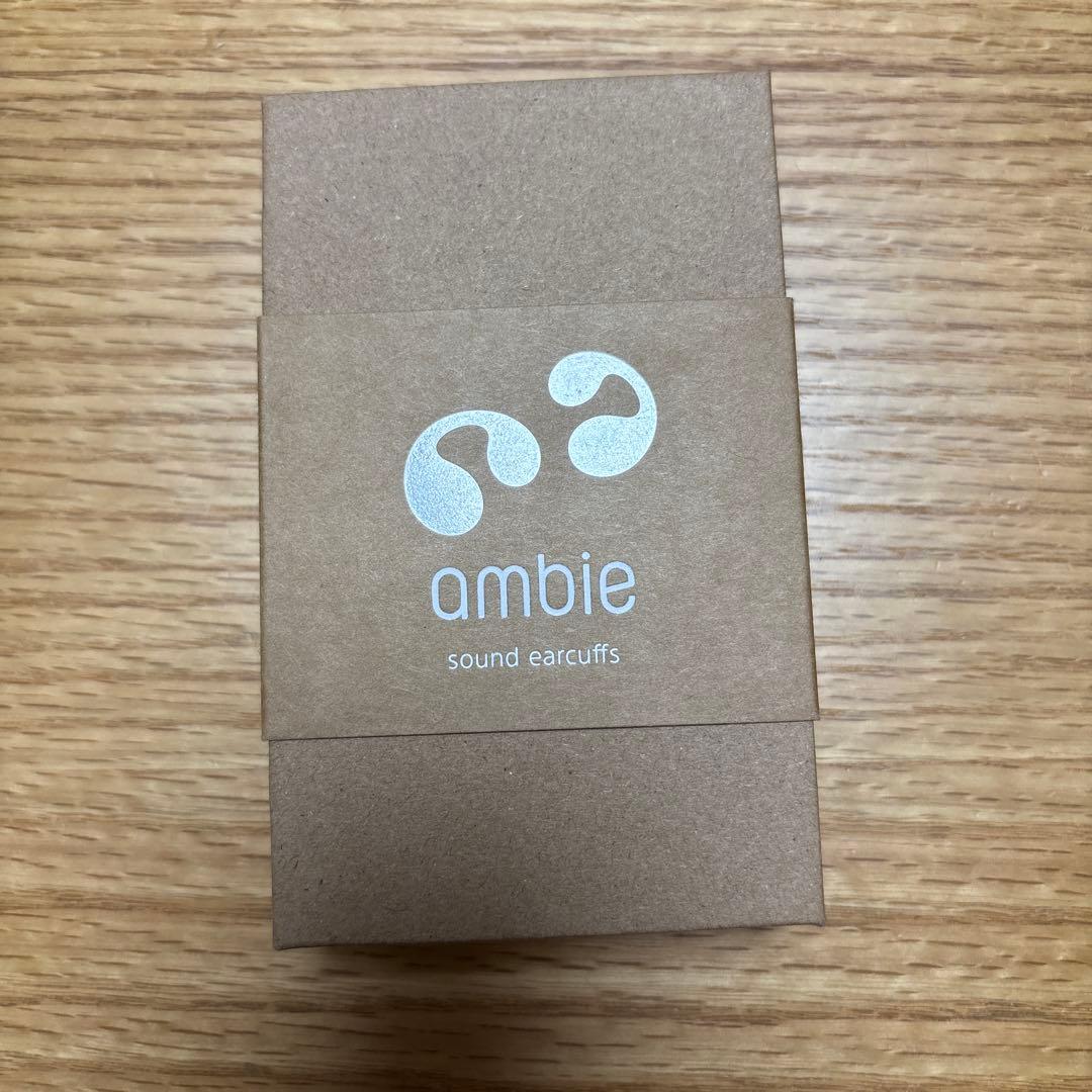 【美品】ambie AM-TW01 コーラル レッド イヤホン