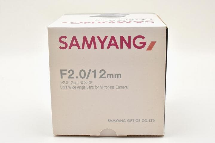 15265E ★新品★ SAMYANG MF 12mm F2.0 NCS CS