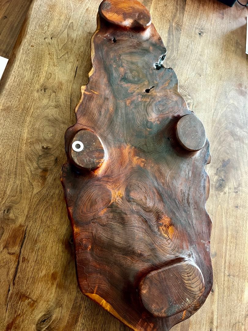 屋久杉　極上品　花台　一枚板