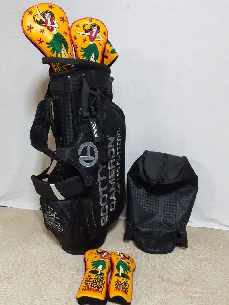 スコッティキャメロン スタンド キャディバック ヘッドカバー付き 美品 ブラック