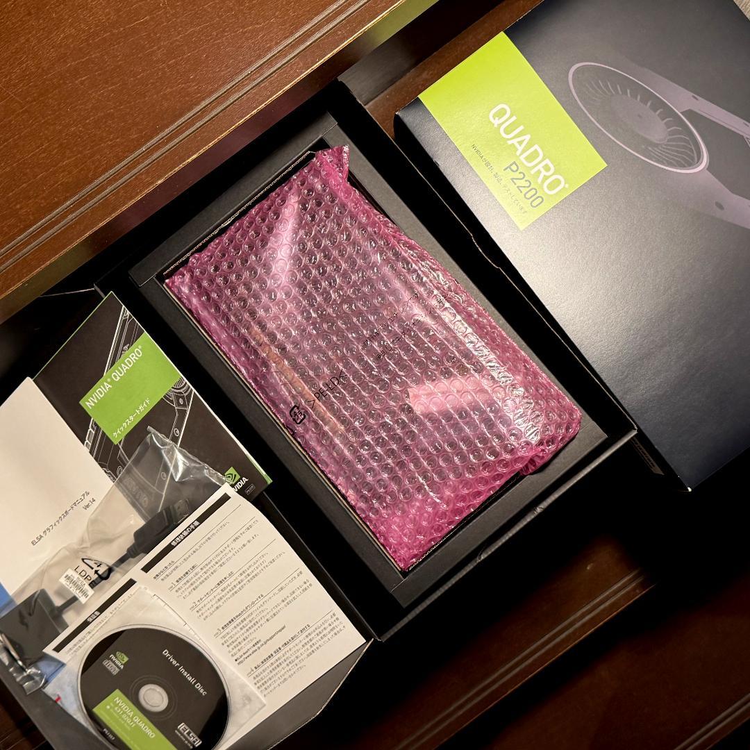 【美品/箱付】NVIDIA Quadro P2200 5GB 動作確認済