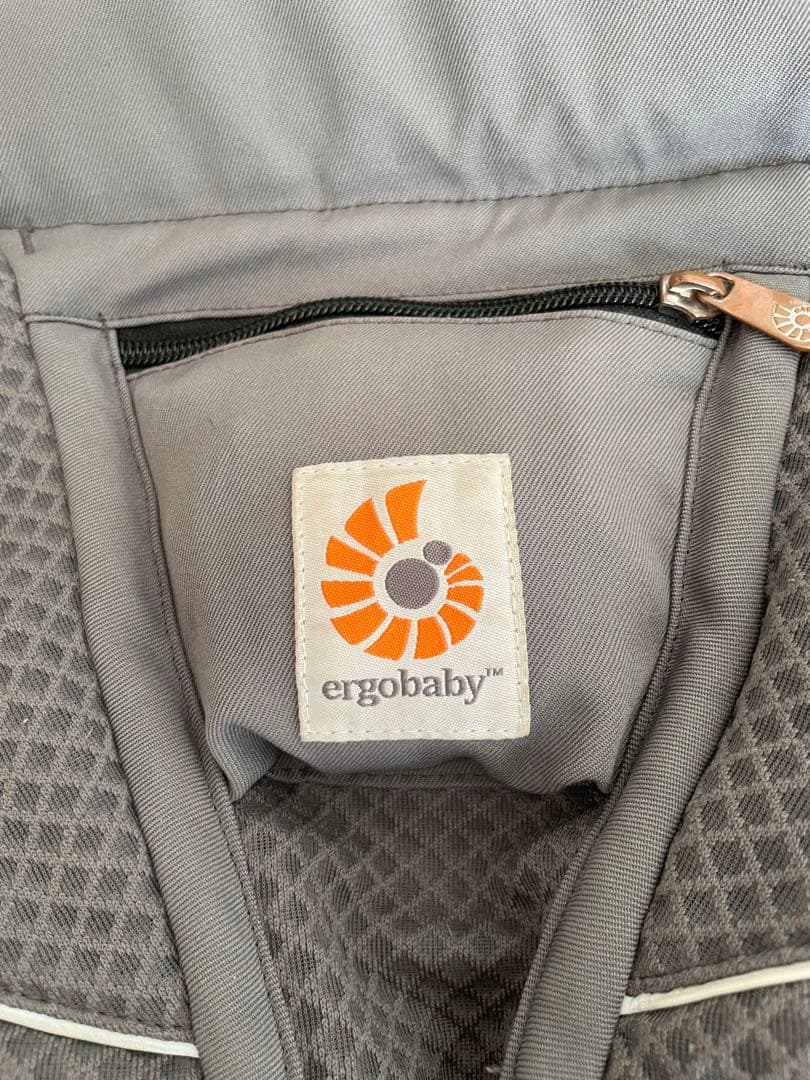 【美品】エルゴ ergobaby OMNI breeze 抱っこ紐 グレー