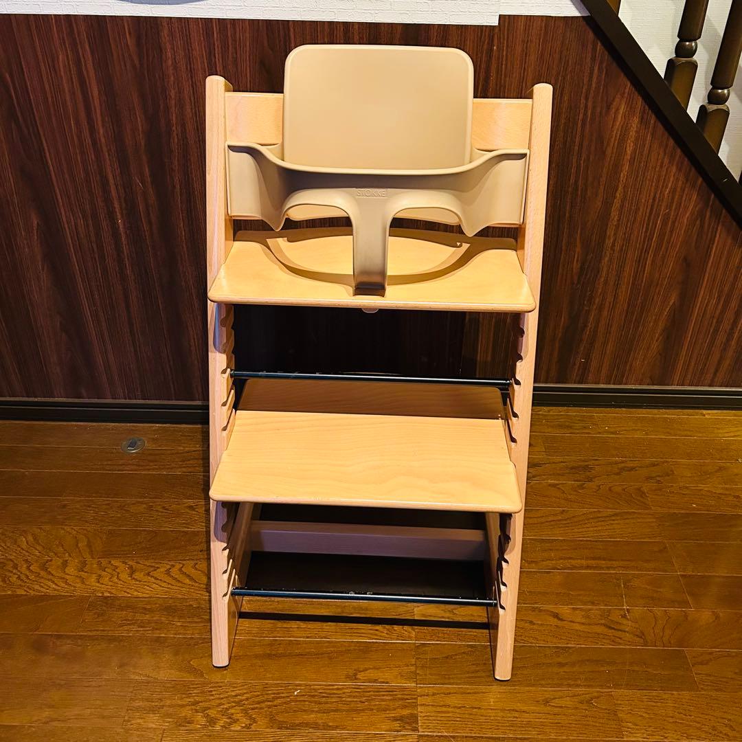 【良品】ストッケ トリップトラップ ベビーセット付き シリアル6