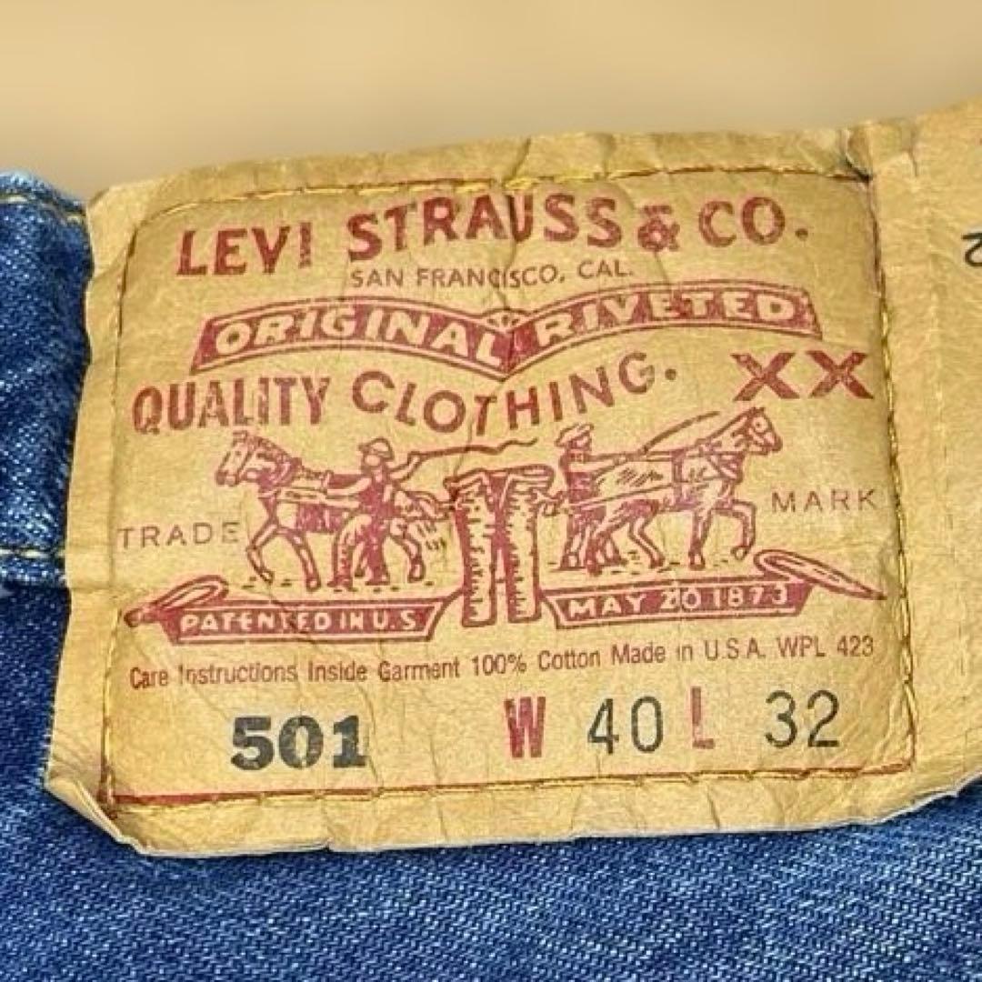 【USA Levi's 501 W40 93米国最終モデル】美品 サークル[R]