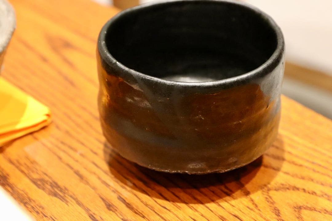 GMIO168○北村圭泉 圭泉窯 黒釉茶碗 最高級 丹波焼 丹波篠山 陶磁