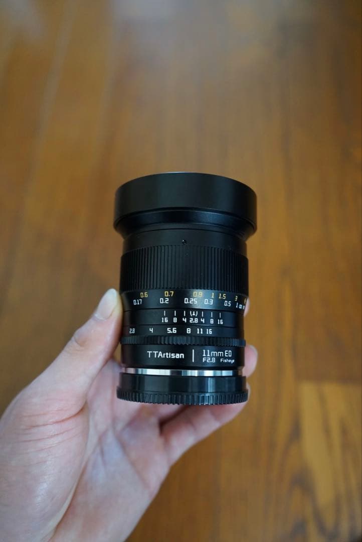 TTArtisan 11mmF2.8FisheyeソニーEマウント元箱・説明書付