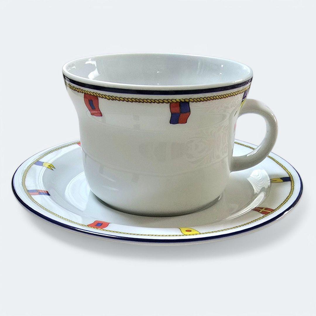 ジノリ　クリッパー　プレート　ポット　カップ　セット　7点　廃盤