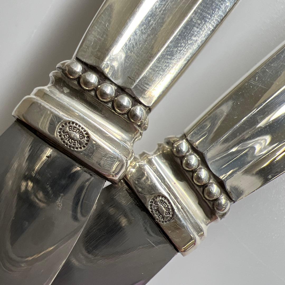 ジョージジェンセン　スプーン2本Sterling178g 東Y7-0917⭐︎2F