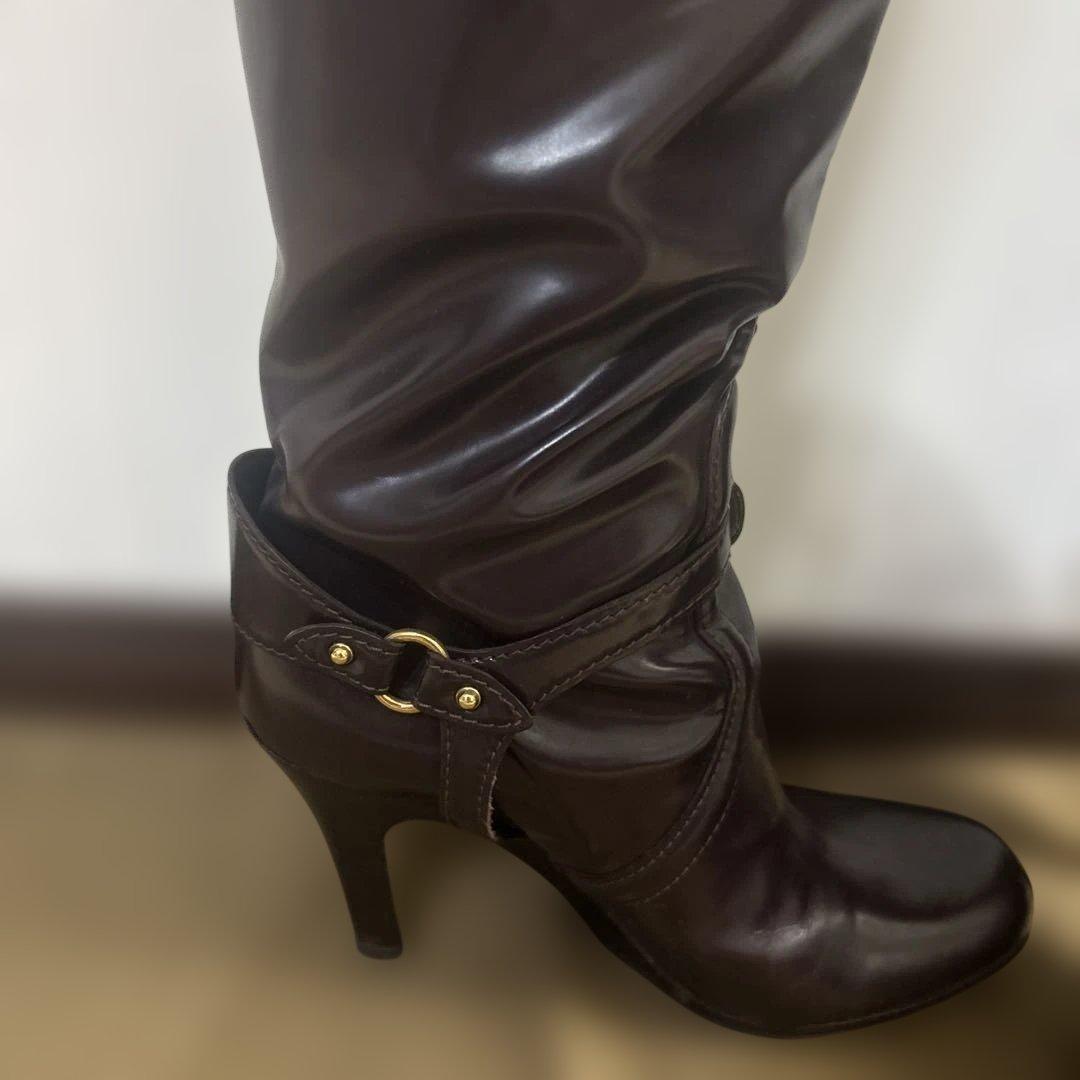 ぱ*る様 GUCCI ダークブラウン ロングブーツ