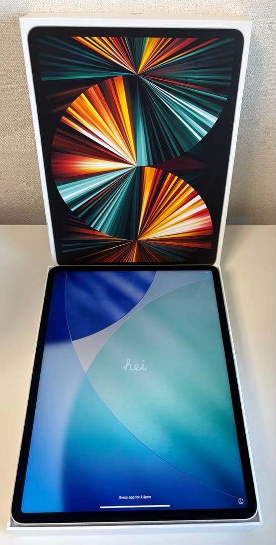 Apple iPad Pro 5世代 M1 12.9インチ シルバー BT89%