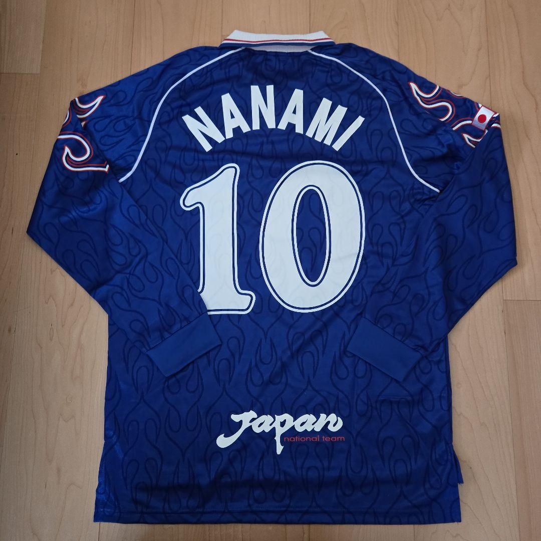 サッカー　日本代表　名波浩　長袖　ユニフォーム