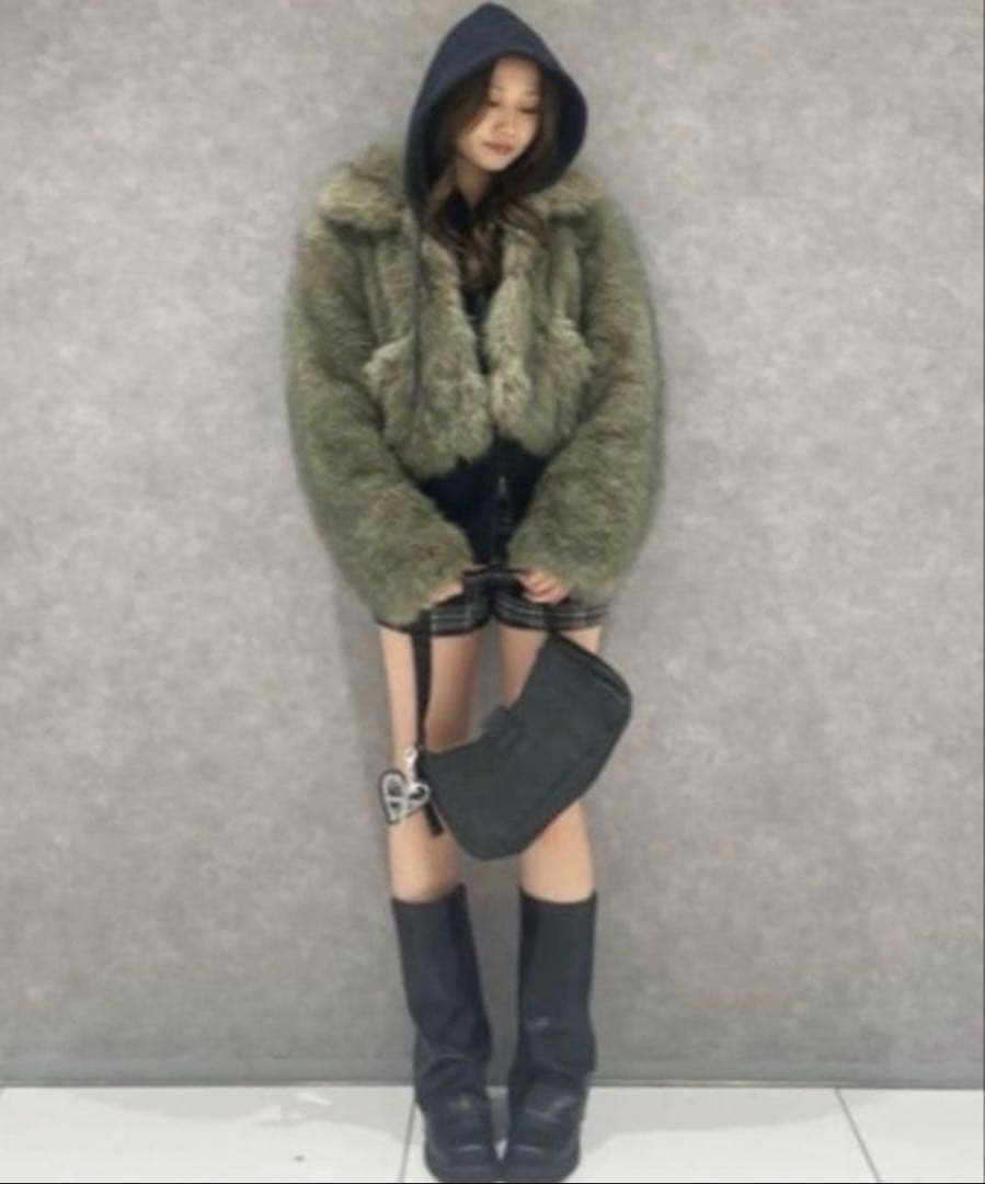 LAGUA GEM COVERED MIDDLE ブーツ　ブラック　M