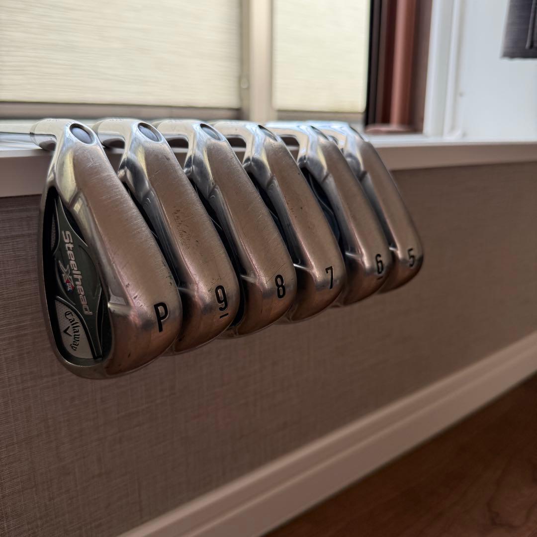 【レフティ】キャロウェイ スチールヘッドXR NS850GH R アイアン6本