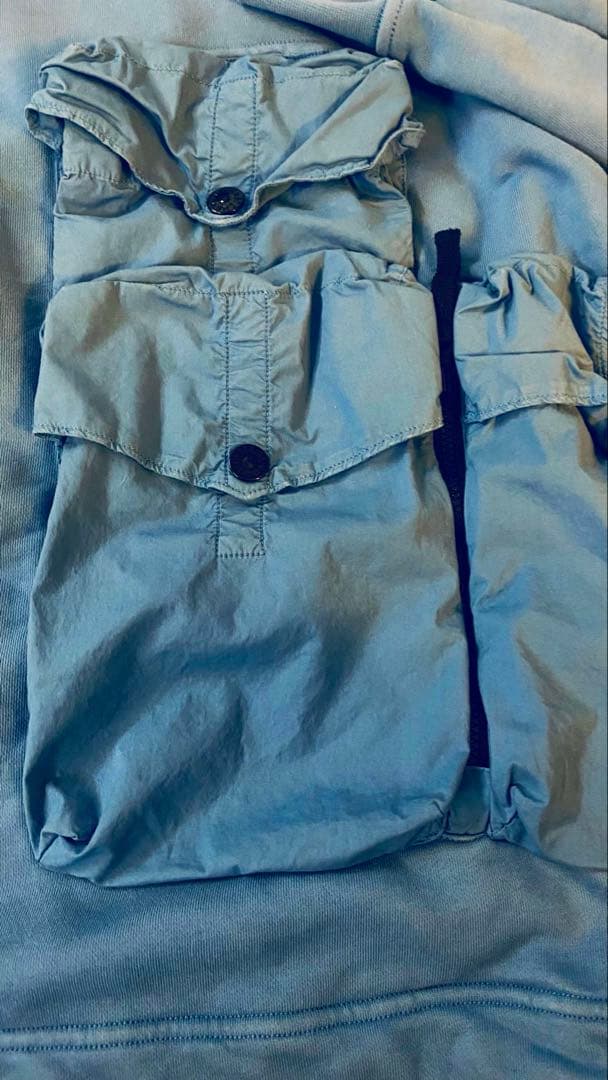 【美品】希少品STONE  ポケット付き トレーナー