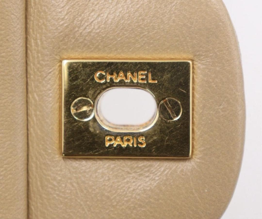 お買い得 CHANEL ダブルフラップ ターンロック ヴィンテージ マトラッセ