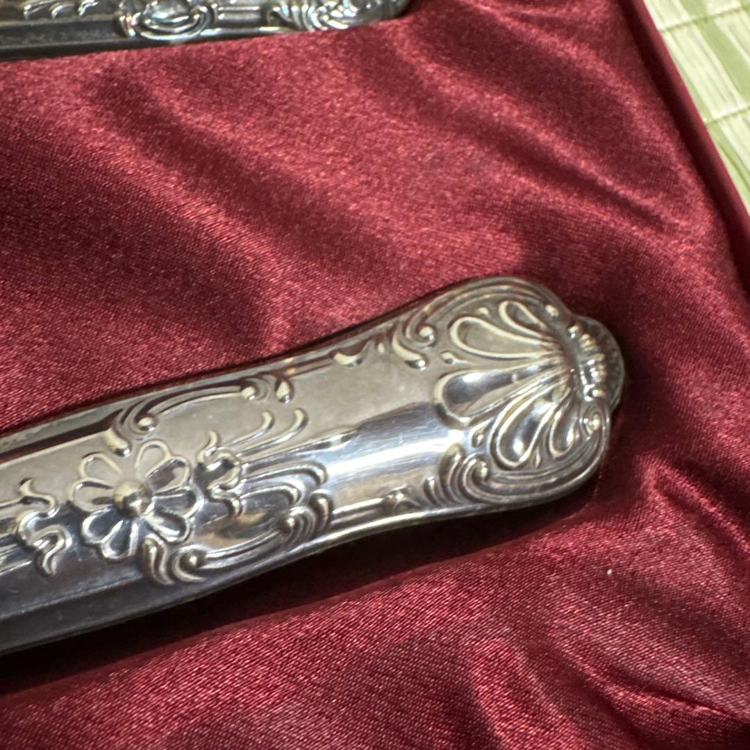 イギリス　カトラリー　シルバー パイサーバー　Harrison Brothers