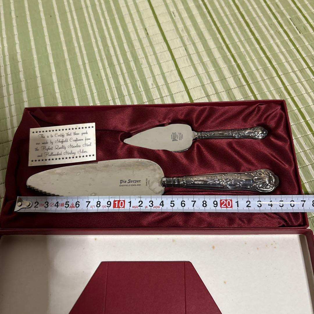 イギリス　カトラリー　シルバー パイサーバー　Harrison Brothers