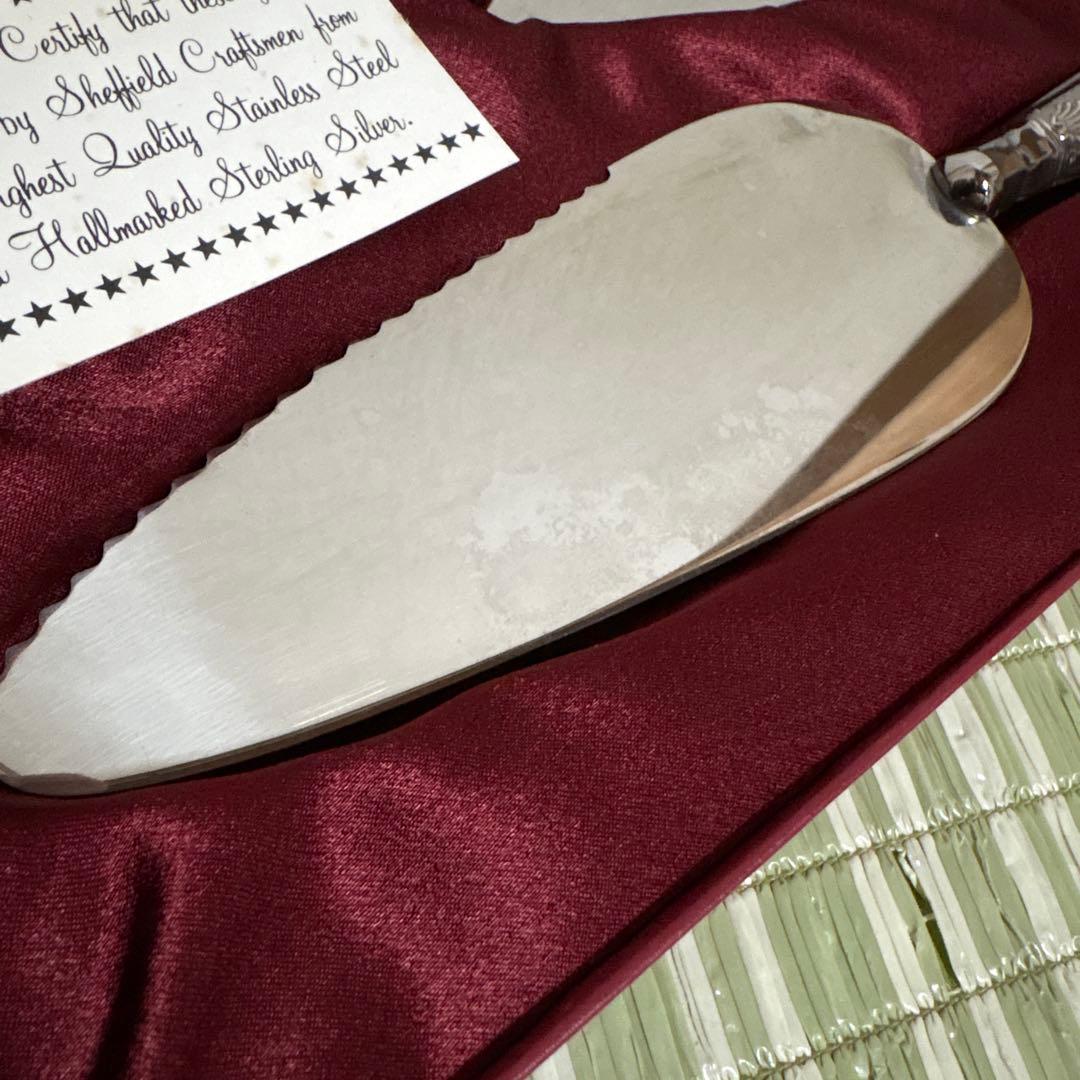 イギリス　カトラリー　シルバー パイサーバー　Harrison Brothers