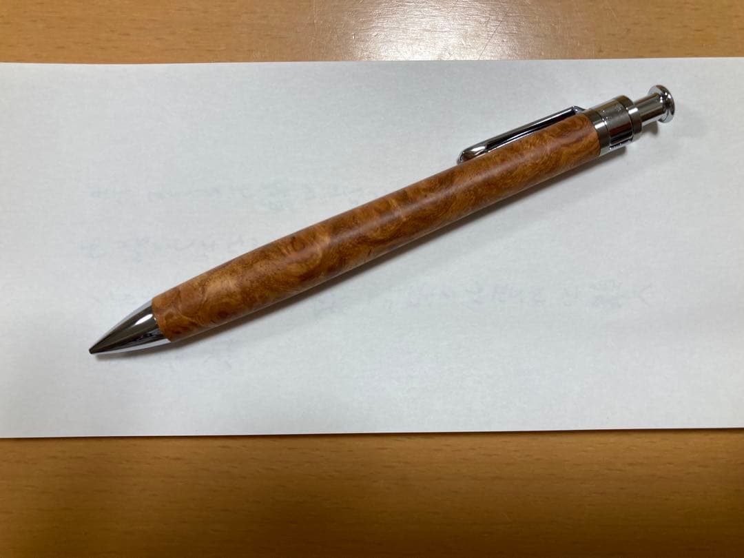 新品未使用 工房楔 ペンシル楔 花梨こぶ杢