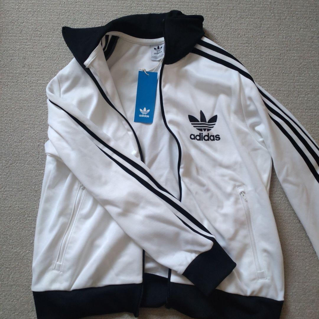 adidas クラシックトラックトップ　ホワイト　J/2XL