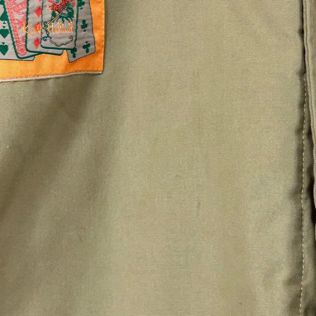カールヘルムショートコートK83ピンクハウス90s刺繍ワッペンロゴ日本製古着