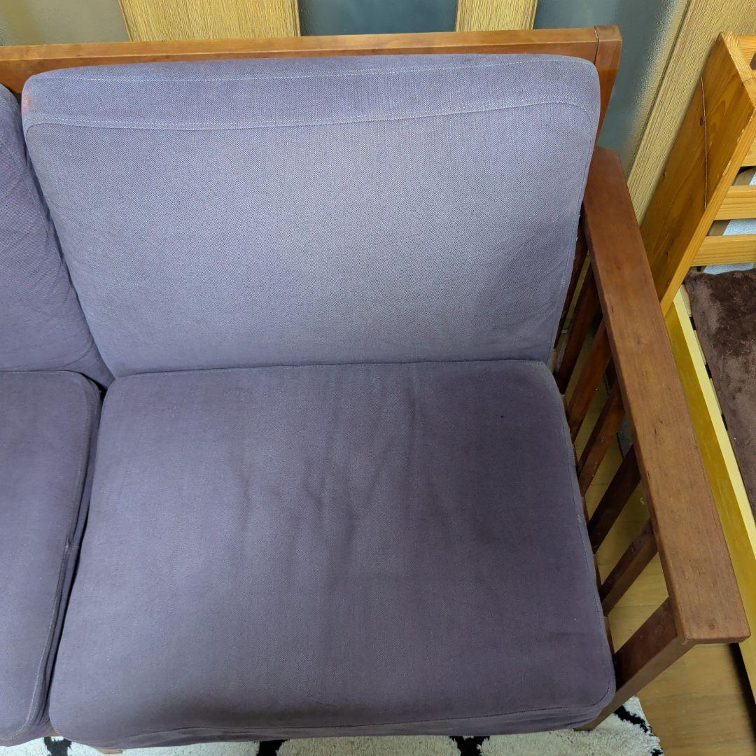 【新生活】北の住まい設計社 n’frame Sofa Ⅰ M チェリー無垢材