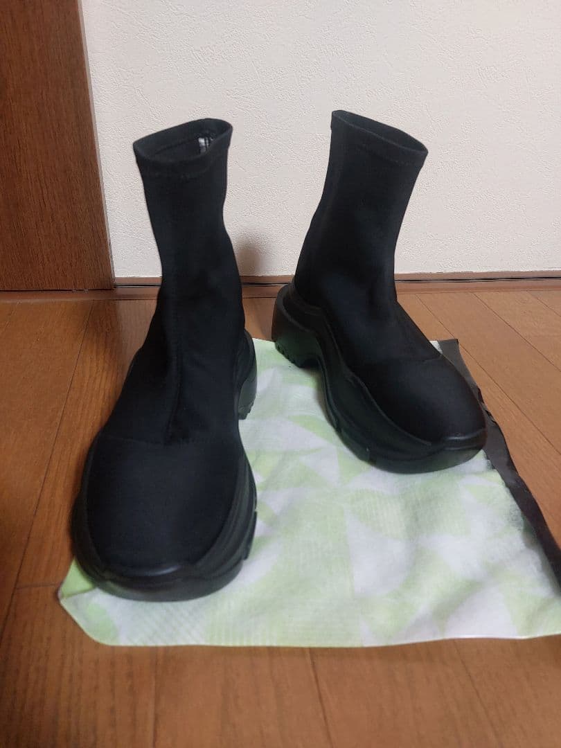 トーキョーブラック シングルスニーカーブーツ★YELLO★Mサイズ