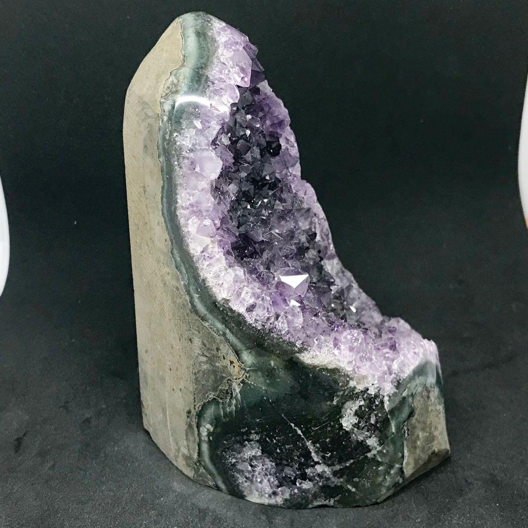 【-7000円スタート】アメジスト ドーム パワーストーン 天然石 104