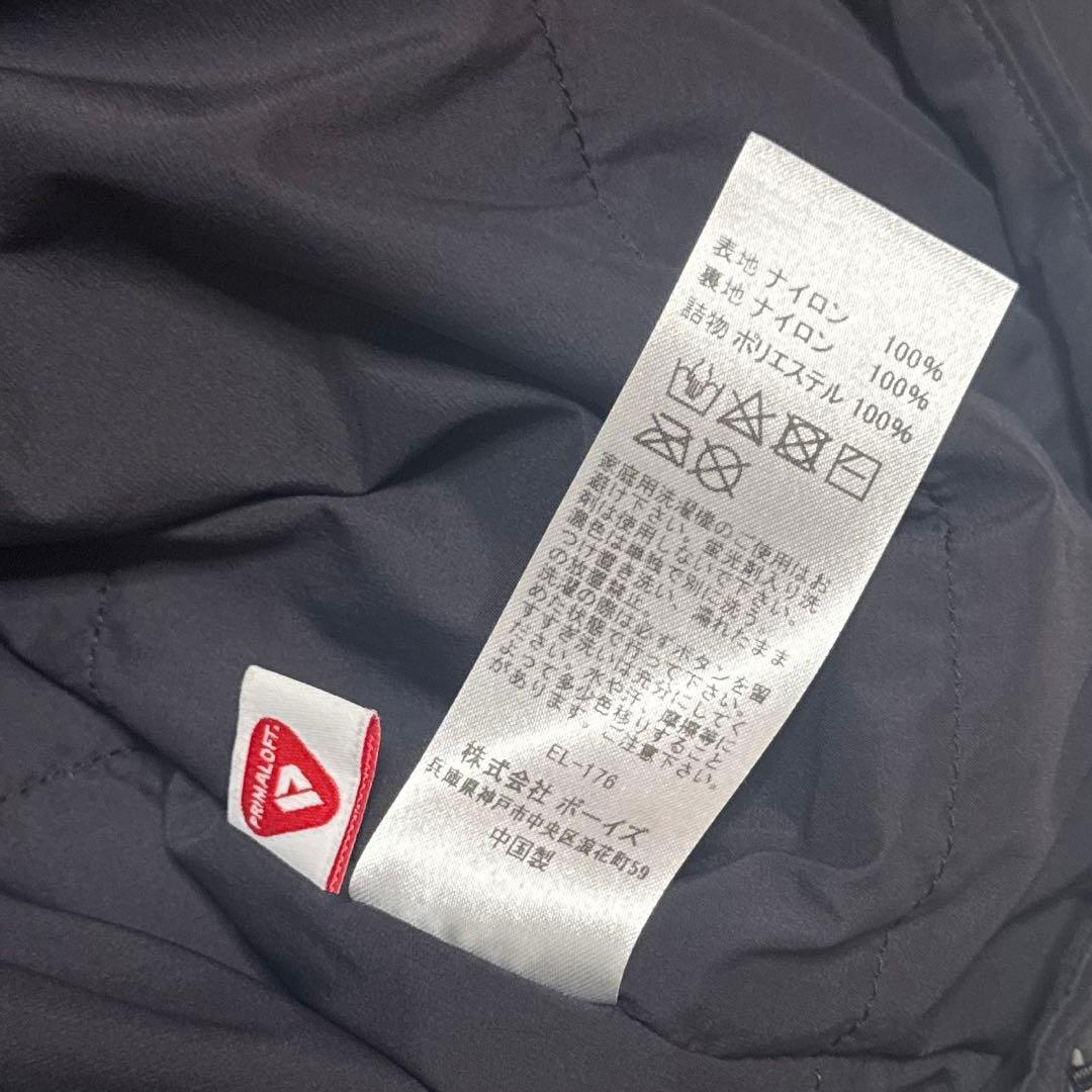 DANTON ノーカラージャケット S インサレーションジャケット　ブラック　黒