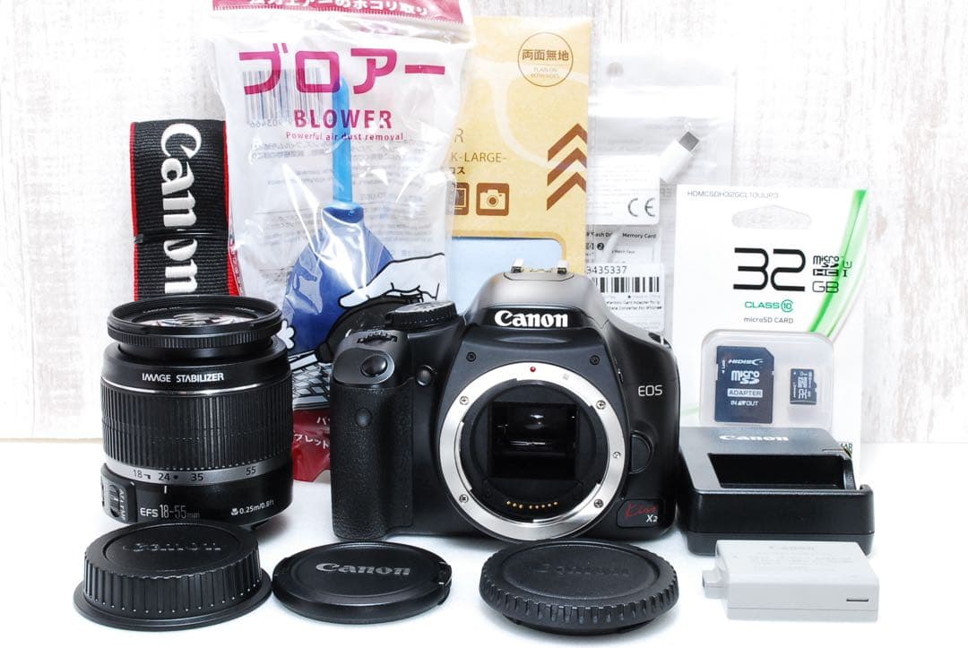 ❤️初心者にオススメ❤️スマホ転送❤️Canon Kiss X2 レンズセット❤