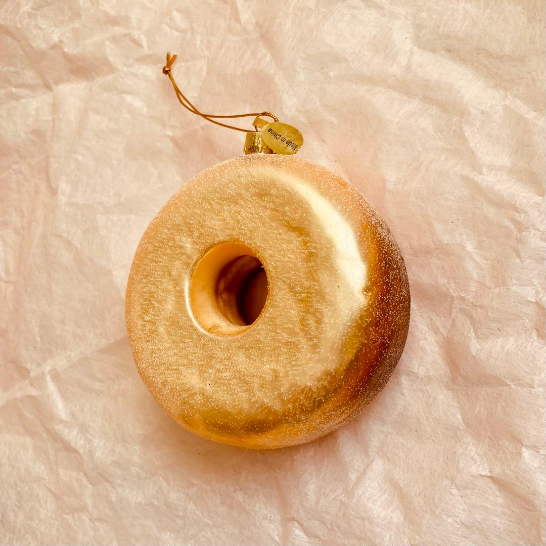 新品未使用 ファッショナブル ドーナツ オーナメント ピンク