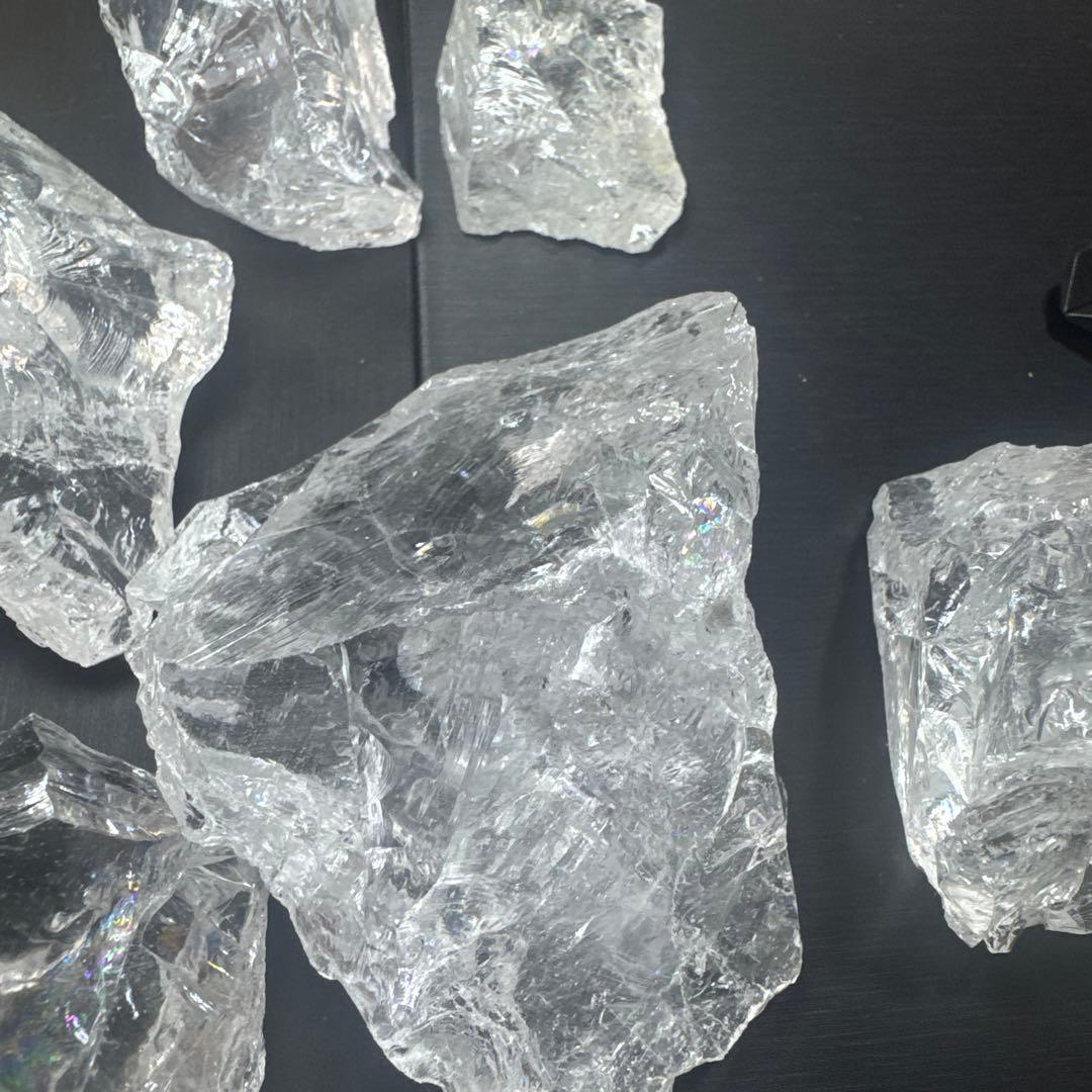 ヒマラヤ水晶 かちわり原石 約2.3kg まとめ売り 虹あり