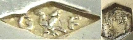 フランス　シルバーアイスクリームスプーン　 純銀